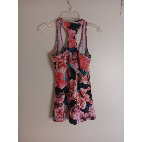 Lululemon Women’s Small Secret Garden Floral Singlet Tank Top Pink Mulicolor - Picture 3 of 4